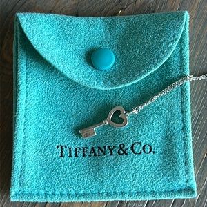 Tiffany Key: Heart Key Pendant in Sterling Silver